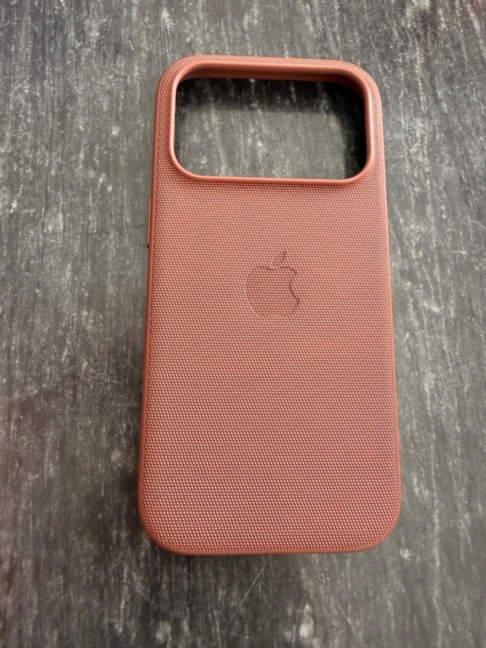 Apple iPhone Case in Dusty Rose Textured Silicone